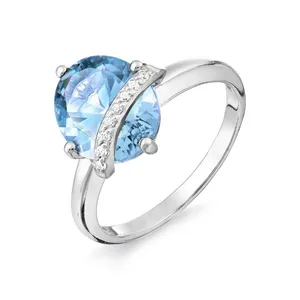 Серебряное кольцо с топазом Karatov, 2990 руб.