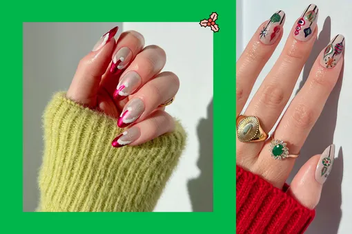 10 сказочных зимних маникюров с золотом, рисунками и блеском — для тех, кто хочет всё и сразу 10 сказочных зимних маникюров с золотом, рисунками и блеском — для тех, кто хочет всё и сразу