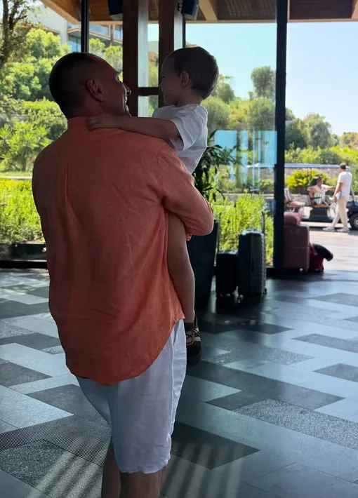 Игорь Вдовин с сыном