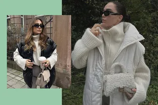 Когда в пальто жарко, в плаще — холодно: 12 самых модных стеганых жилетов на осень Когда в пальто жарко, в плаще — холодно: 12 самых модных стеганых жилетов на осень