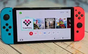 Игровая приставка Nintendo Switch Oled Neon+30игр+карта памяти 64gb