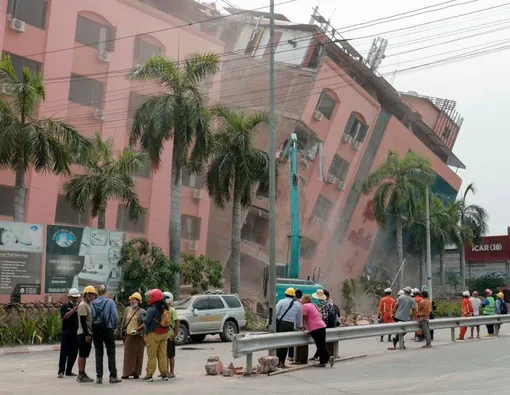 Землетрясение магнитудой 7,7 произошло в Мьянме 28 марта Землетрясение магнитудой 7,7 произошло в Мьянме 28 марта