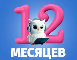 Подписка на 12 месяцев на аудиокниги и электронные книги