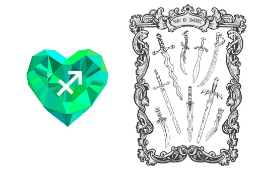 Карта Таро 9 мечей