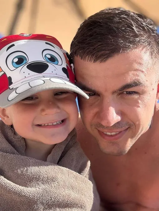 Влад Череватый поздравил сына