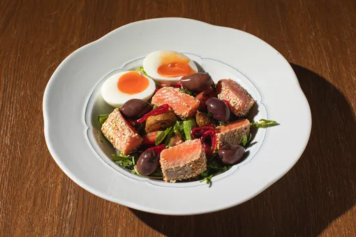 Нисуаз с лососем