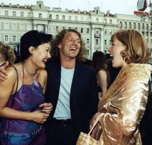 Александра Буратаева, Александр Олейников и Мария Шарапова