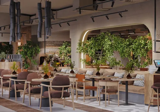 Интерьер ресторана Ullu