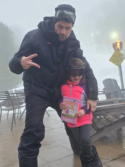 Данила Козловский с дочерью