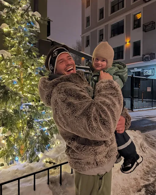 Даниилом Наумов с сыном Даниилом от Анны Старшенбаум