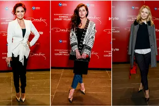 Ляйсан Утяшева, Мария Шумакова и Дарья Михалкова в одинаковых туфлях на премьере