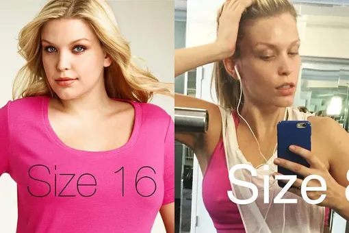 Plus-size-модель Лиа Келли похудела ради здоровья Plus-size-модель Лиа Келли похудела ради здоровья