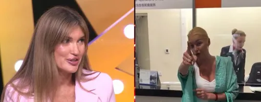 Зинаида Конакова сняла на видео Анастасию Волочкову в аэропорту