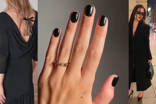 Готическое Рождество: 6 нарядных идей маникюра в темных тонах для сезона праздников Готическое Рождество: 6 нарядных идей маникюра в темных тонах для сезона праздников