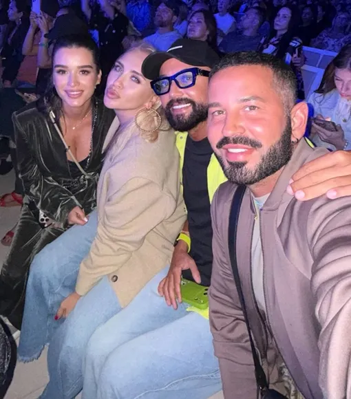 Ксения Бородина на концерте Мэрайи Кэри