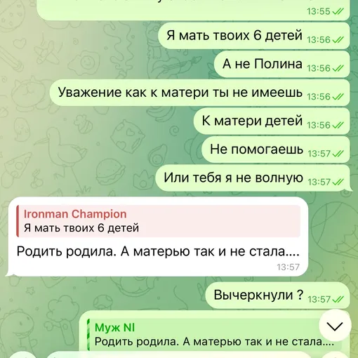 Елена Товстик показала переписку с бывшим мужем Елена Товстик показала переписку с бывшим мужем