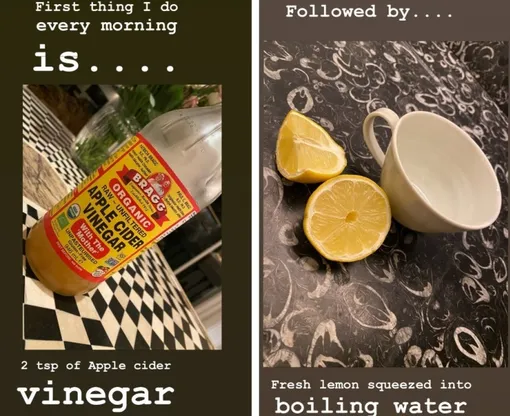 Виктория Бекхэм употребляет уксус и лимон по утрам