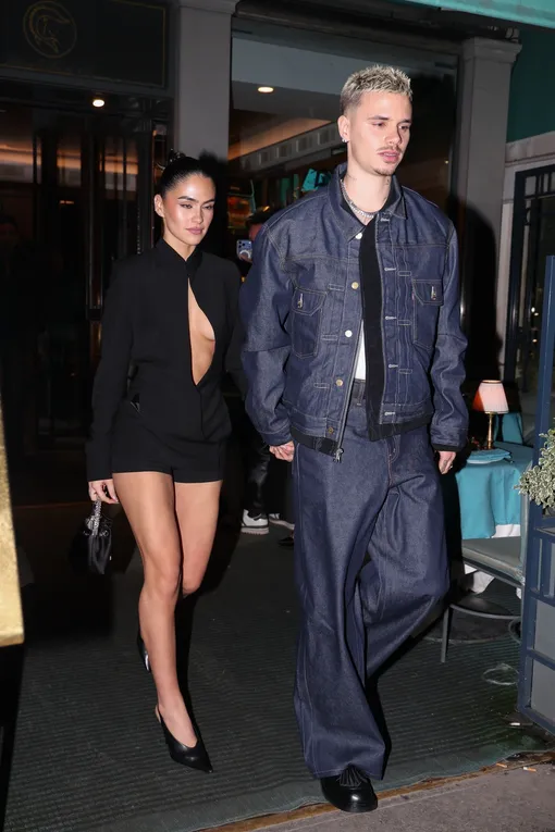 Ромео Бекхэм и Ким Тернбулл на свидании Ромео Бекхэм и Ким Тернбулл на свидании