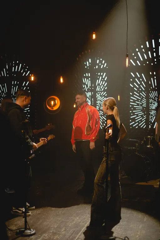 Кадры со съемок клипа «Осень»