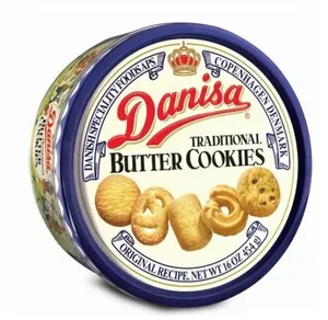 Печенье Danisa «Butter Cookies», сдобное, с кокосом и изюмом, в жестяной коробке, 454г Печенье Danisa «Butter Cookies», сдобное, с кокосом и изюмом, в жестяной коробке, 454г