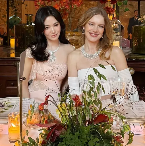 Сон Хе-гё и Наталья Водянова