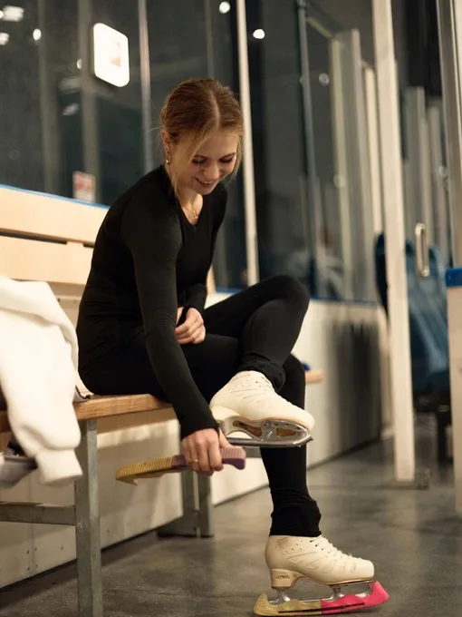 Александра Трусова быстро вернулась на лед после родов