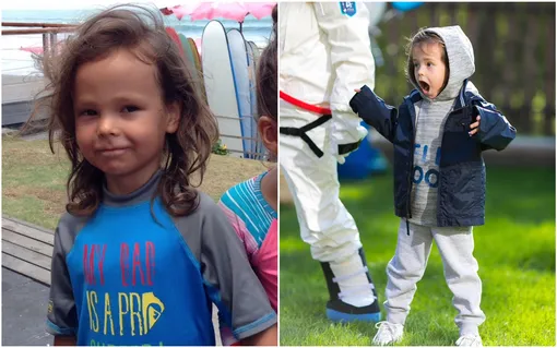 Айза показала старшего сына в раннем детстве