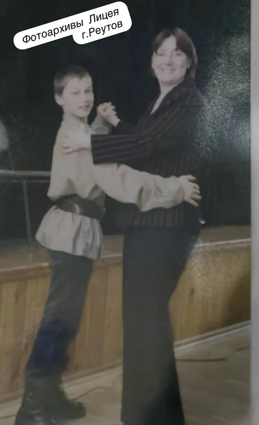 Юра Борисов в школьные годы