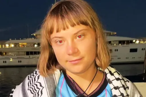 Идущий в Газу корабль с Гретой Тунберг загорелся после атаки беспилотника Идущий в Газу корабль с Гретой Тунберг загорелся после атаки беспилотника