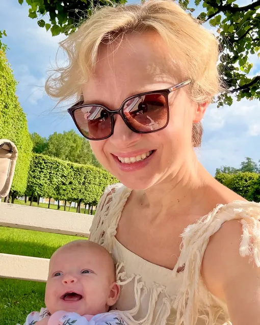 Виталина Цымбалюк-Романовская с дочерью