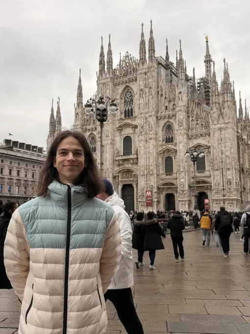 Петр Гуменник в Италии