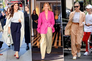 Держи карман шире: 6 стильных образов с широкими брюками