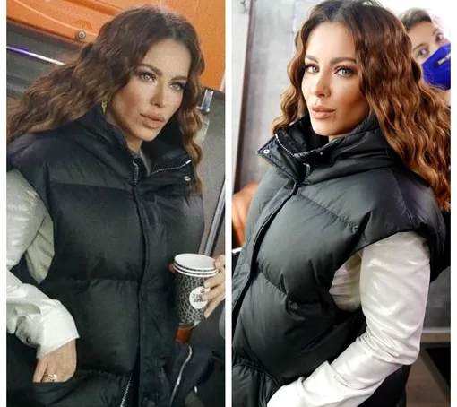 Певица после съемок любовалась собой в зеркале Певица после съемок любовалась собой в зеркале