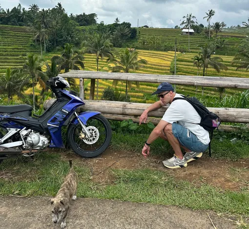 Кристина Асмус запечатлела возлюбленного на курорте