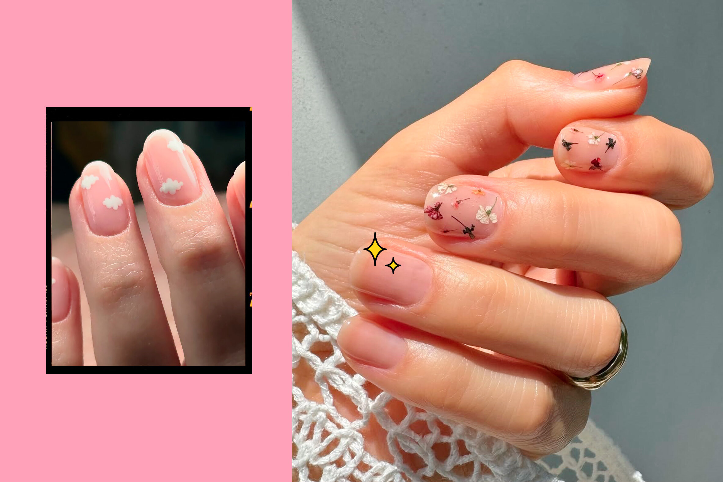 Крошка-маникюр: 5 милых идей нейл-дизайна с миниатюрными рисунками