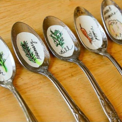 Spoon Garden Markers