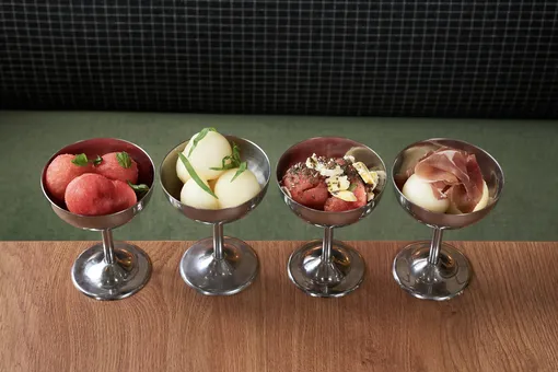 Закуски с арбузом и дыней