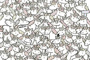 Тест: найди трех пони среди единорогов и докажи, что входишь в 5% самых наблюдательных людей!