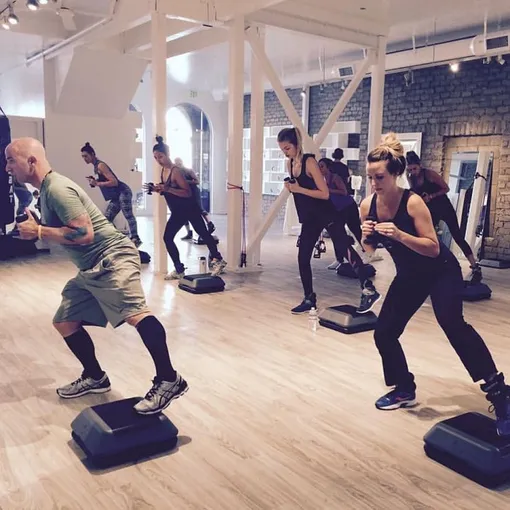 Джастин Гелбанд на тренировке