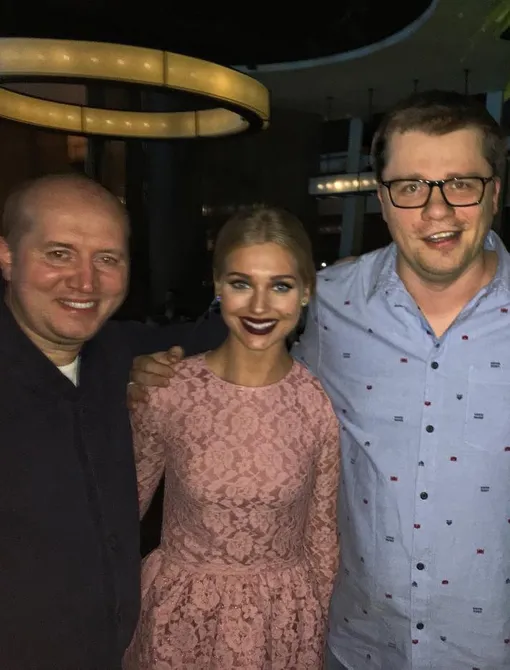 Сергей Бурунов, Кристина Асмус и Гарик Харламов