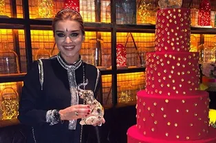 Ксения Бородина отметила день рождения в индийском стиле