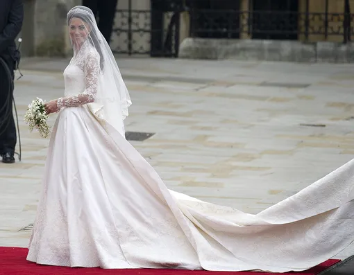 стиль кейт миддлтон фото в свадебном платье