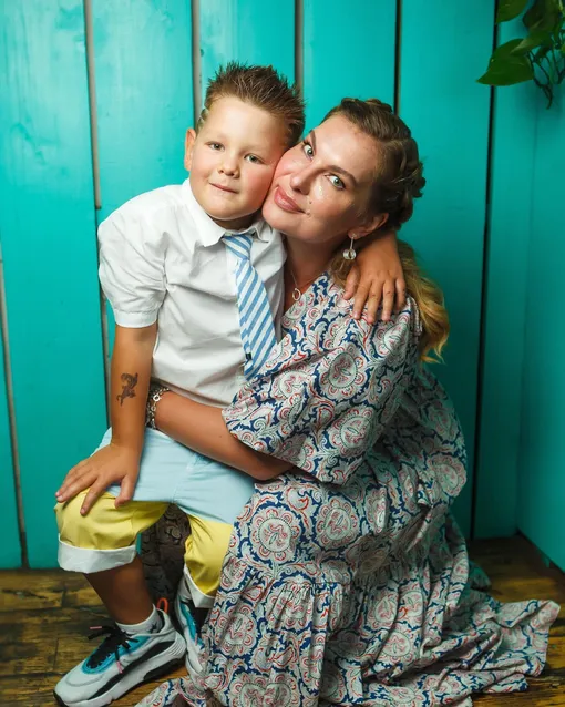 Елизавета Шевыркова с сыном