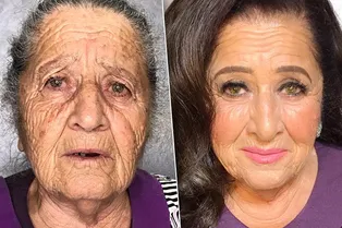 Волшебное преображение: визажист омолодила свою бабушку на 30 лет! Волшебное преображение: визажист омолодила свою бабушку на 30 лет!