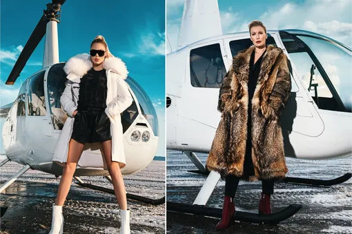 Елена Летучая и Мария Погребняк снялись в модной фотосессии в зимних образах Елена Летучая и Мария Погребняк снялись в модной фотосессии в зимних образах