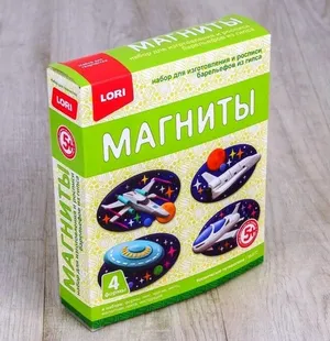Набор ДТ Магнит из гипса Космическое путешествие М-072 Lori 777-983