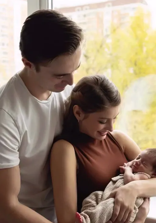 Георгий Куница и Алена Косторная с сыном Георгий Куница и Алена Косторная с сыном