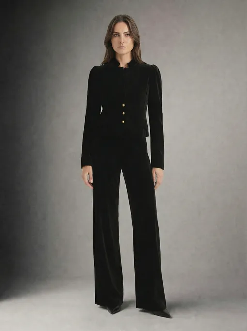 Жакет из бархата