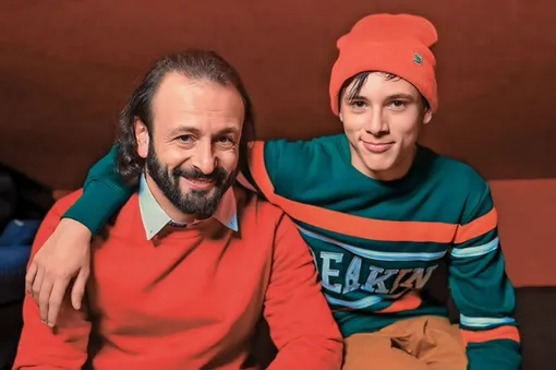 Илья Авербух с сыном