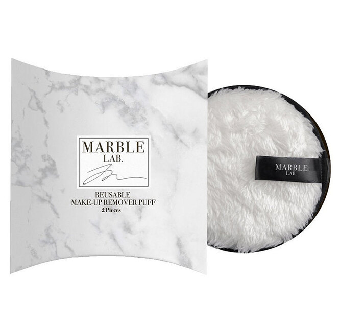 Многоразовые паффы для снятия макияжа, Marble Lab
